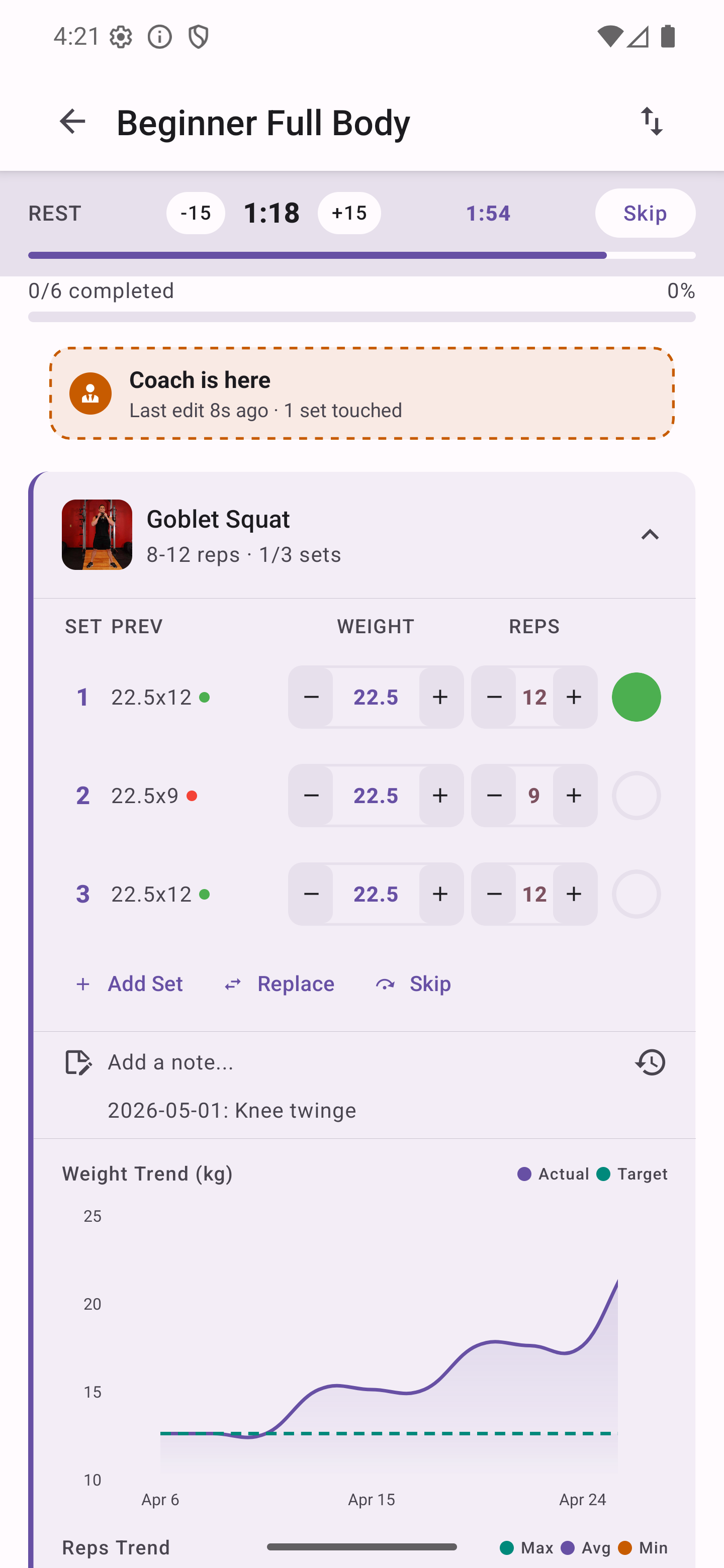 Client view with Coach is here banner